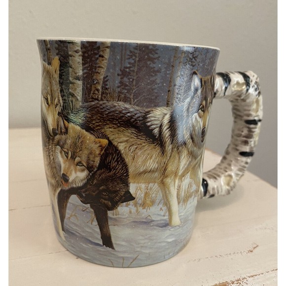 Rivers Edge 3D Wolf Cynthie Fisher Coffee Mug Cup Used - Picture 7 of 11